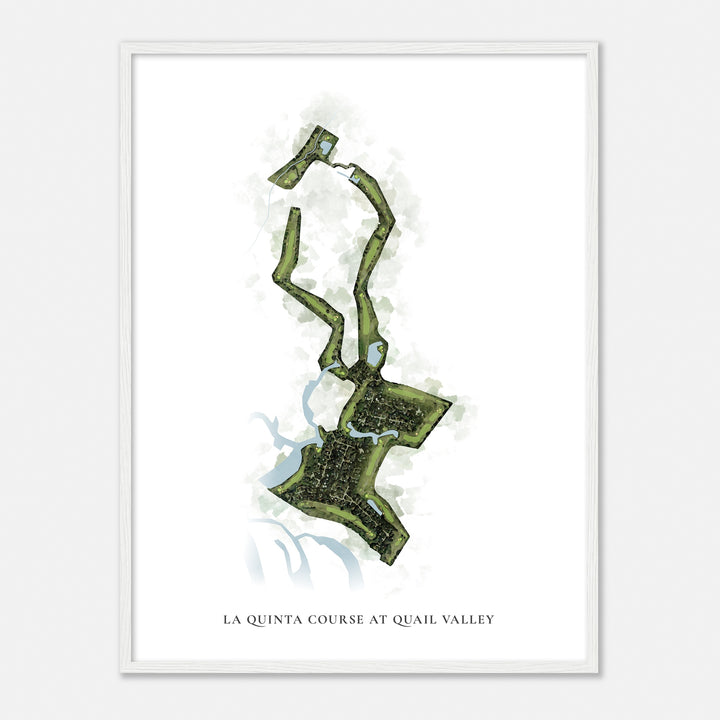 Print of La Quinta Course At Quail Valley  Classic Map