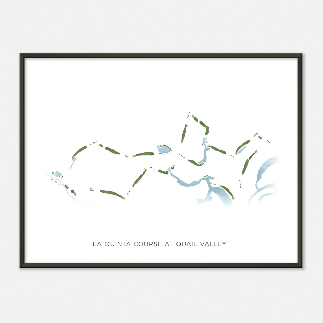 Print of La Quinta Course At Quail Valley  Modern Map