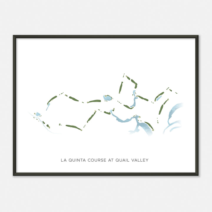 Print of La Quinta Course At Quail Valley  Modern Map
