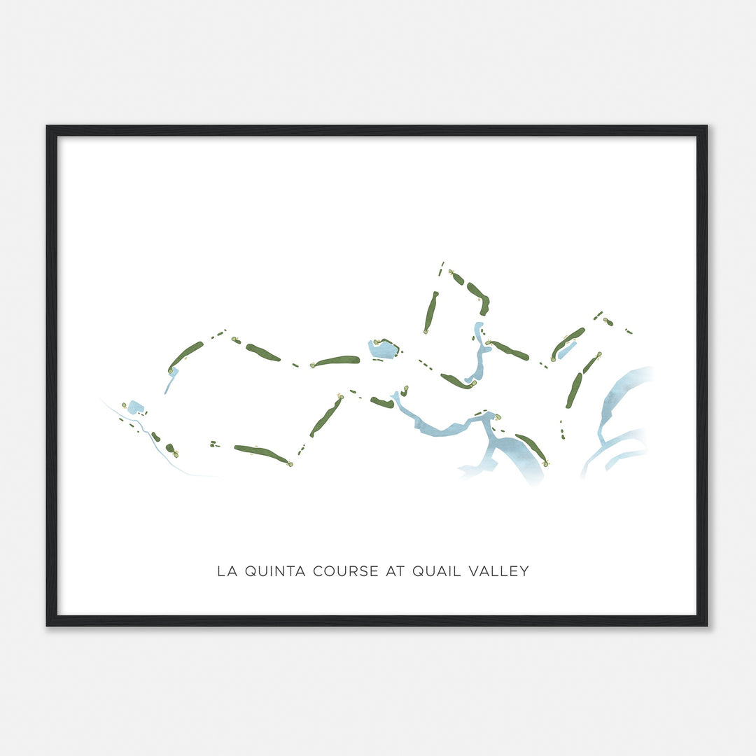 Print of La Quinta Course At Quail Valley  Modern Map
