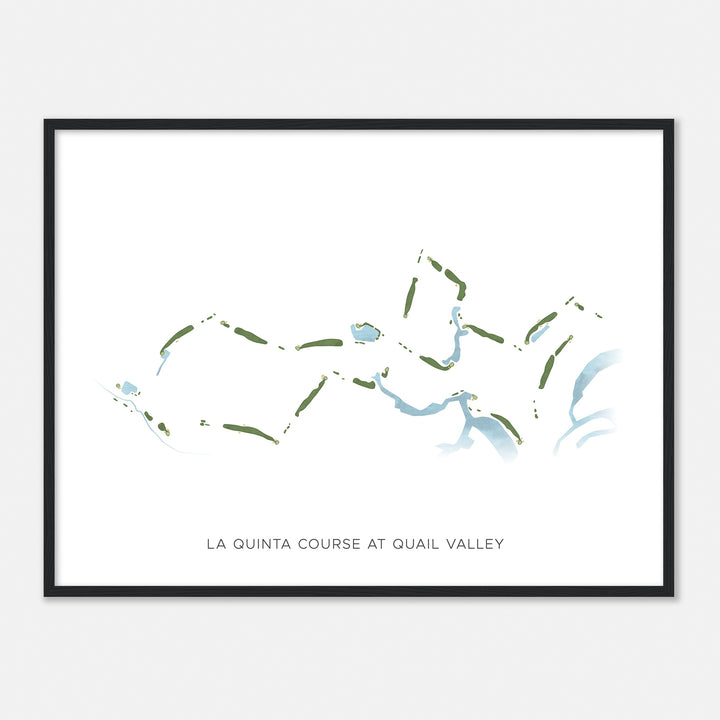 Print of La Quinta Course At Quail Valley  Modern Map