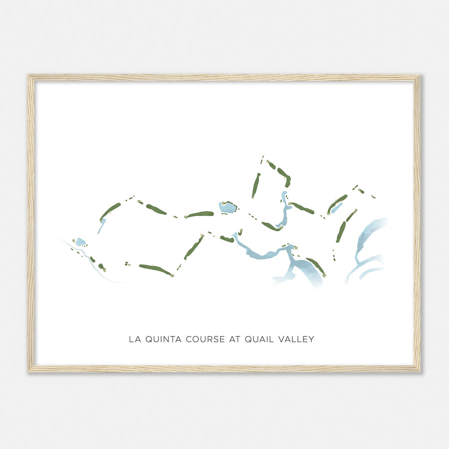 Print of La Quinta Course At Quail Valley  Modern Map