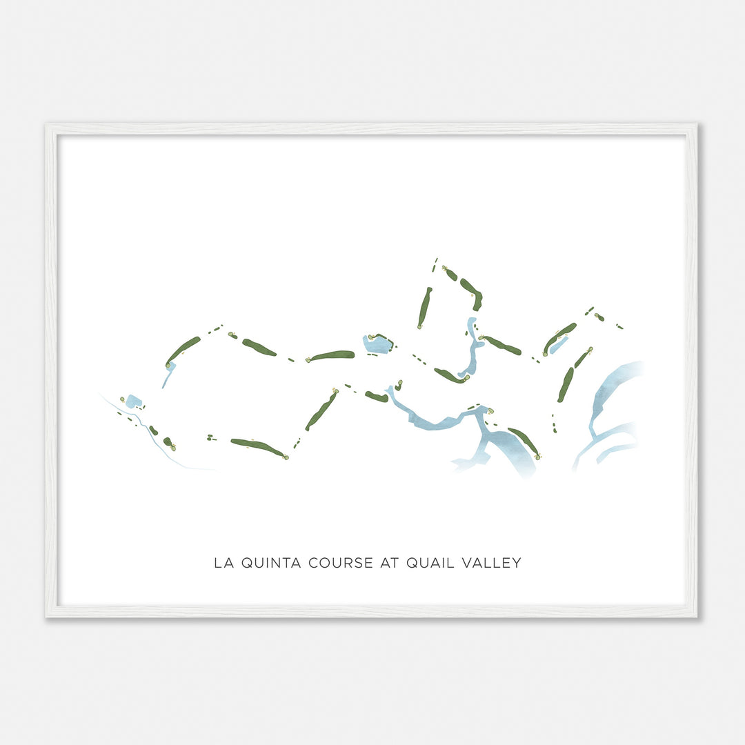 Print of La Quinta Course At Quail Valley  Modern Map