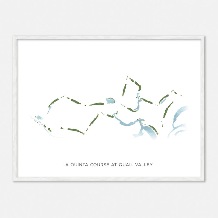 Print of La Quinta Course At Quail Valley  Modern Map