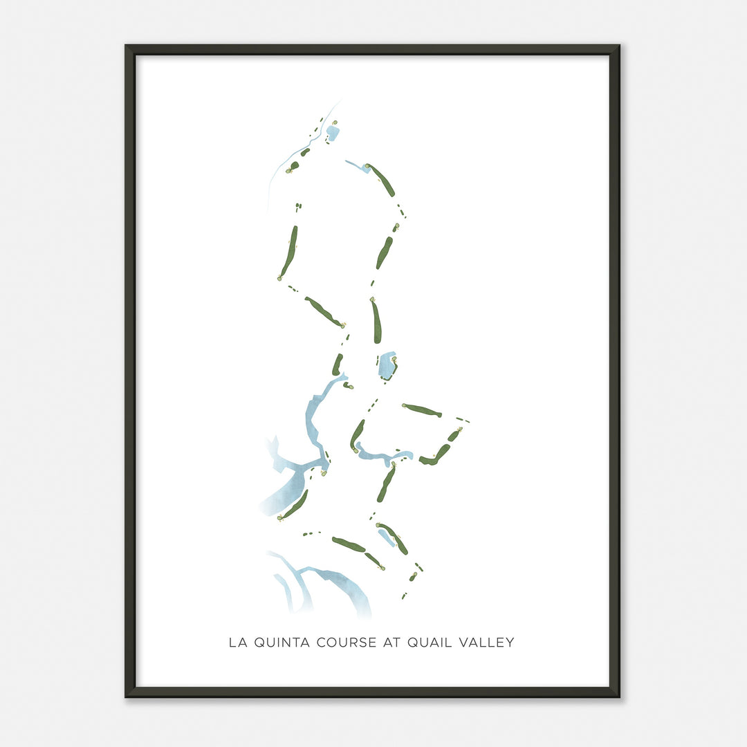 Print of La Quinta Course At Quail Valley  Modern Map