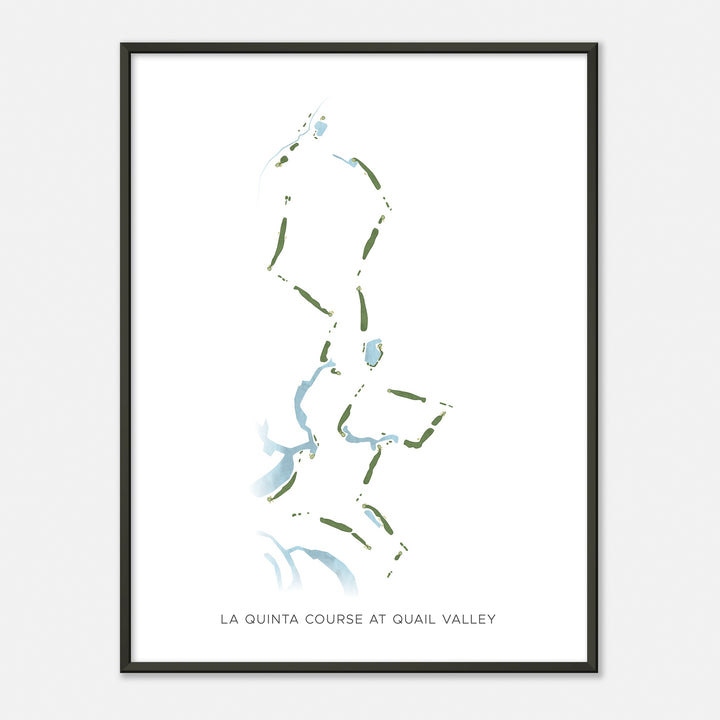Print of La Quinta Course At Quail Valley  Modern Map