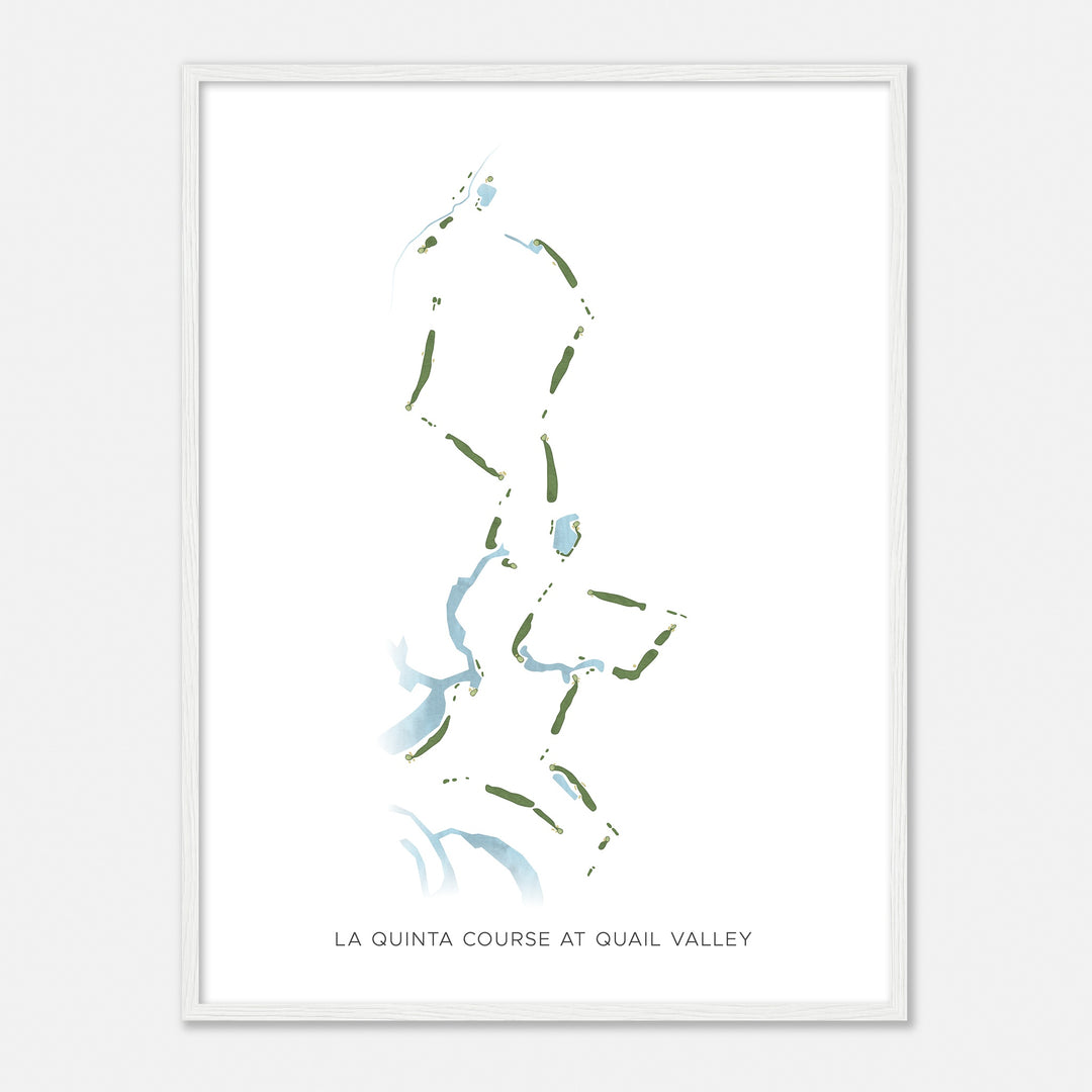 Print of La Quinta Course At Quail Valley  Modern Map