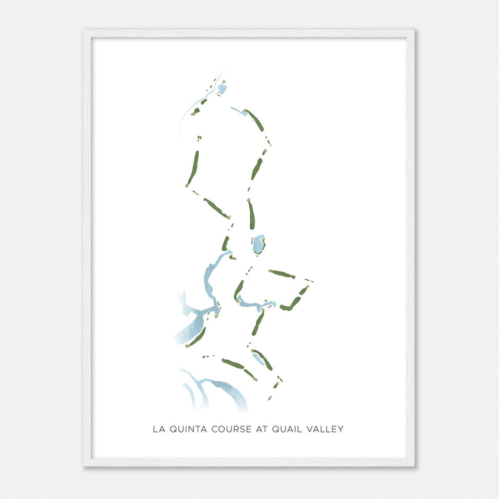 Print of La Quinta Course At Quail Valley  Modern Map