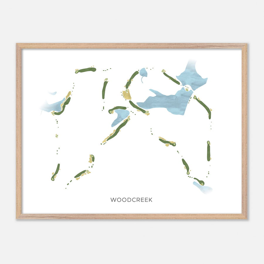 Print of Woodcreek Modern Map