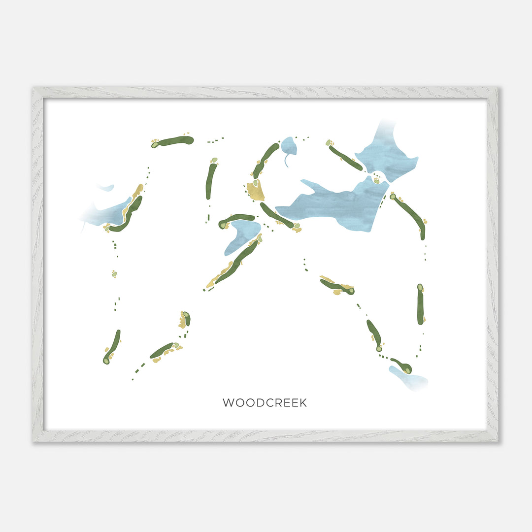 Print of Woodcreek Modern Map