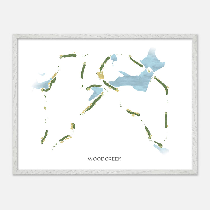 Print of Woodcreek Modern Map