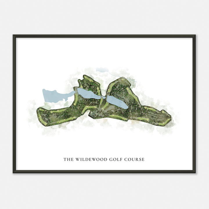 Print of The Wildewood Golf Course Classic Map