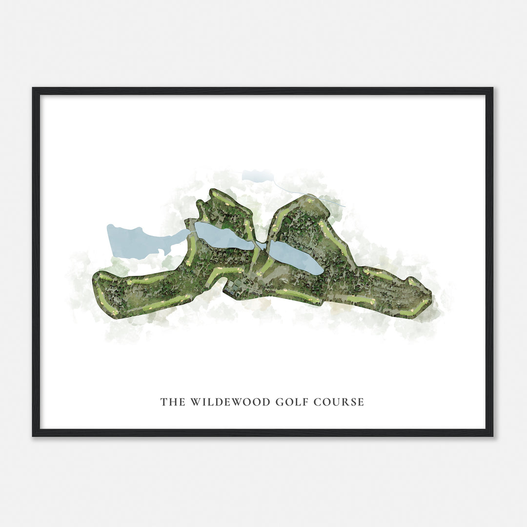 Print of The Wildewood Golf Course Classic Map