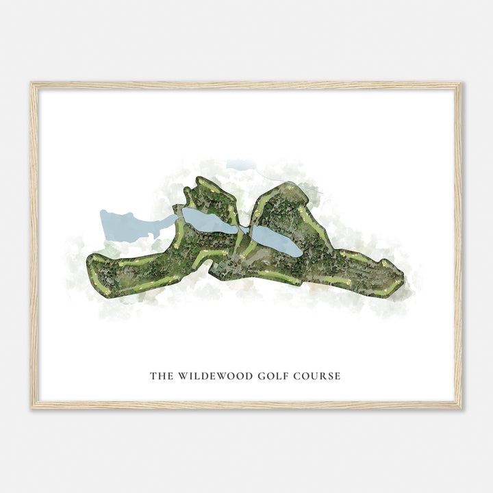 Print of The Wildewood Golf Course Classic Map