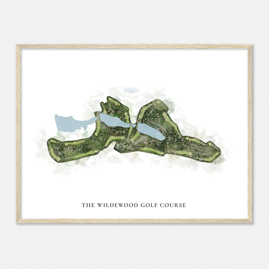 Print of The Wildewood Golf Course Classic Map