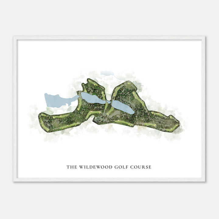 Print of The Wildewood Golf Course Classic Map