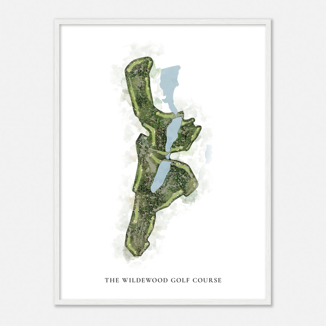 Print of The Wildewood Golf Course Classic Map