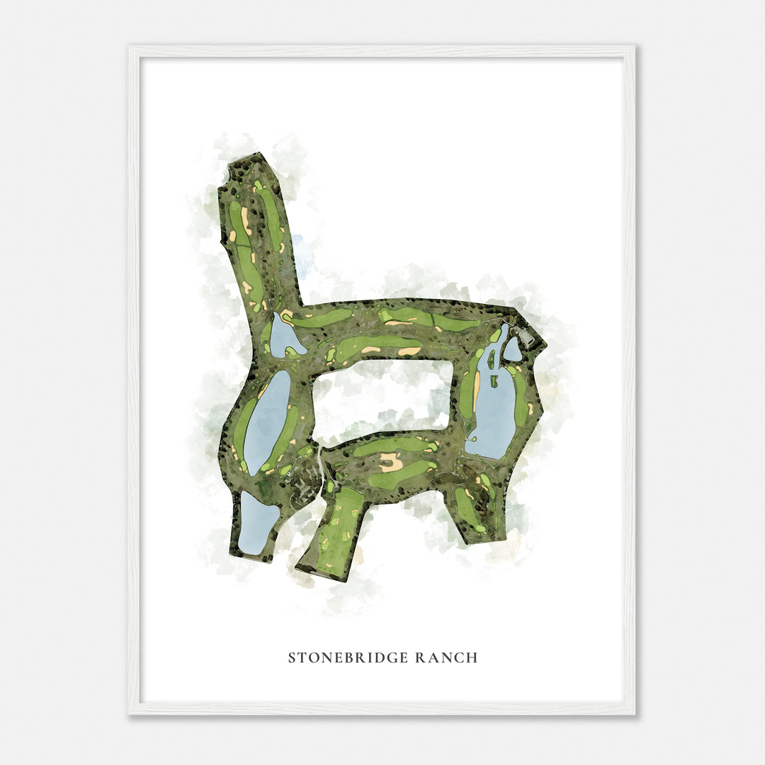 Print of Stonebridge Ranch Classic Map