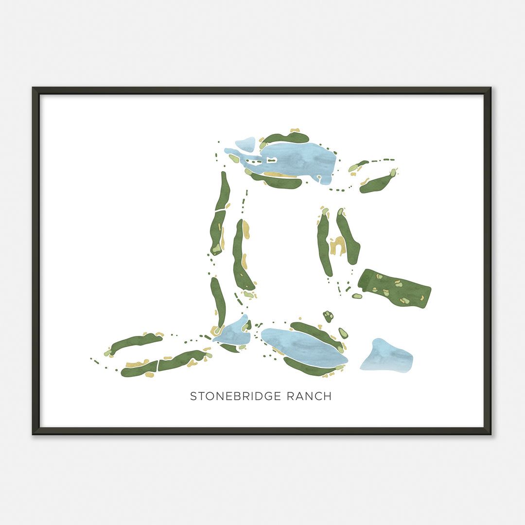 Print of Stonebridge Ranch Modern Map
