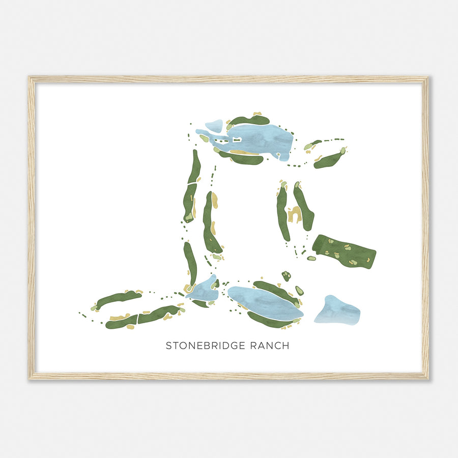 Print of Stonebridge Ranch Modern Map