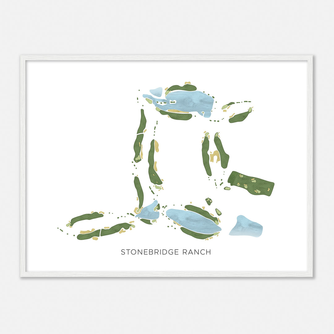 Print of Stonebridge Ranch Modern Map