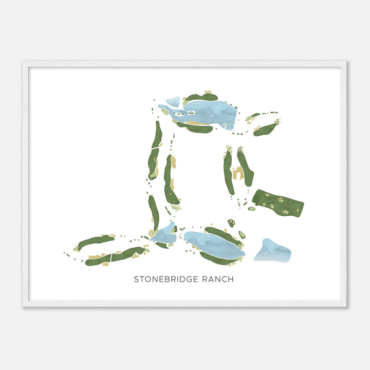 Print of Stonebridge Ranch Modern Map