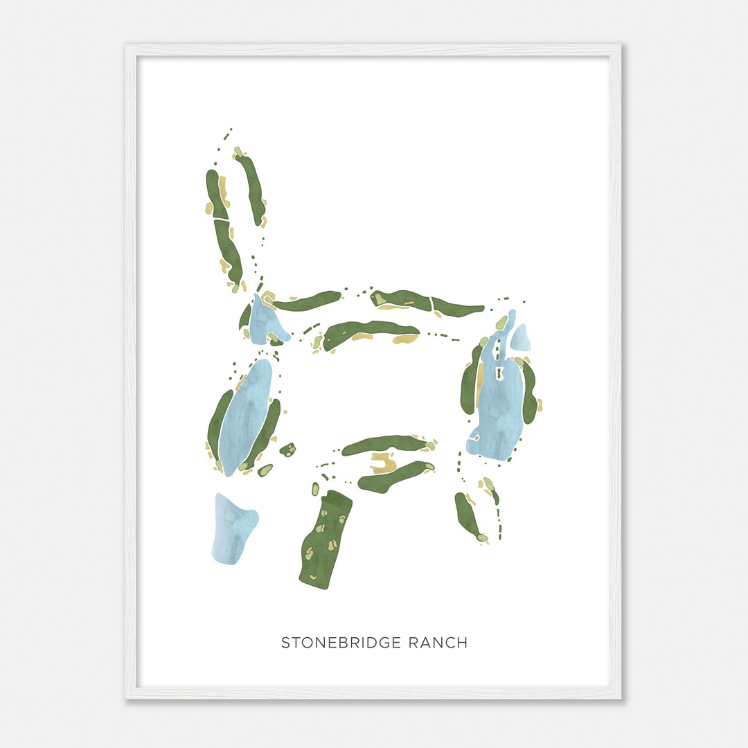 Print of Stonebridge Ranch Modern Map