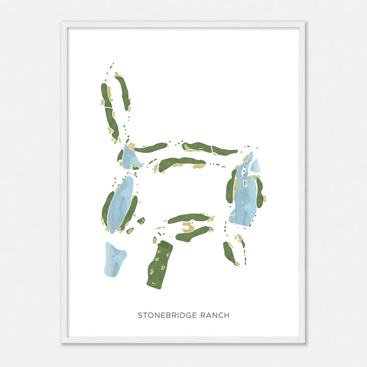 Print of Stonebridge Ranch Modern Map