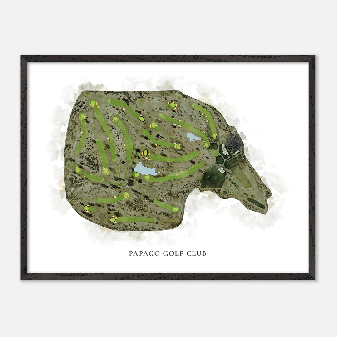 Print of Papago Golf Club Classic Map