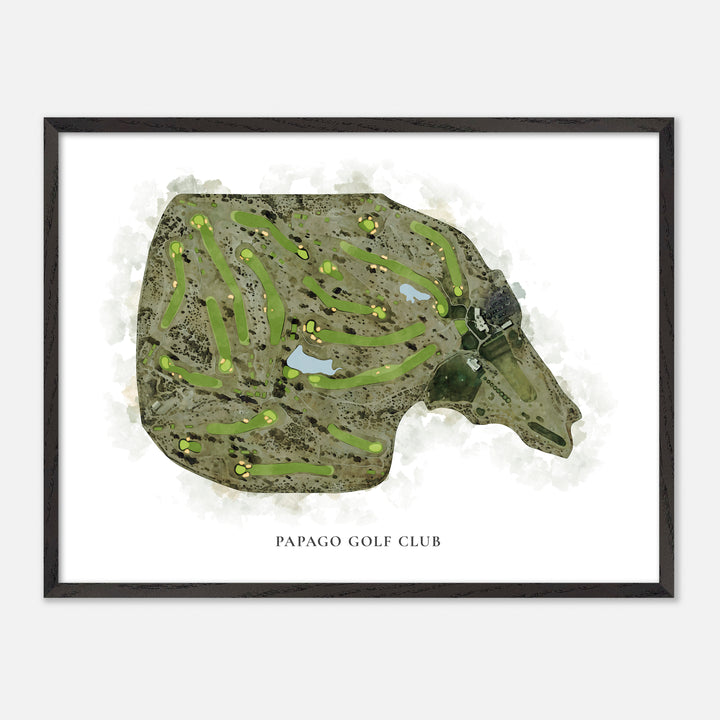 Print of Papago Golf Club Classic Map