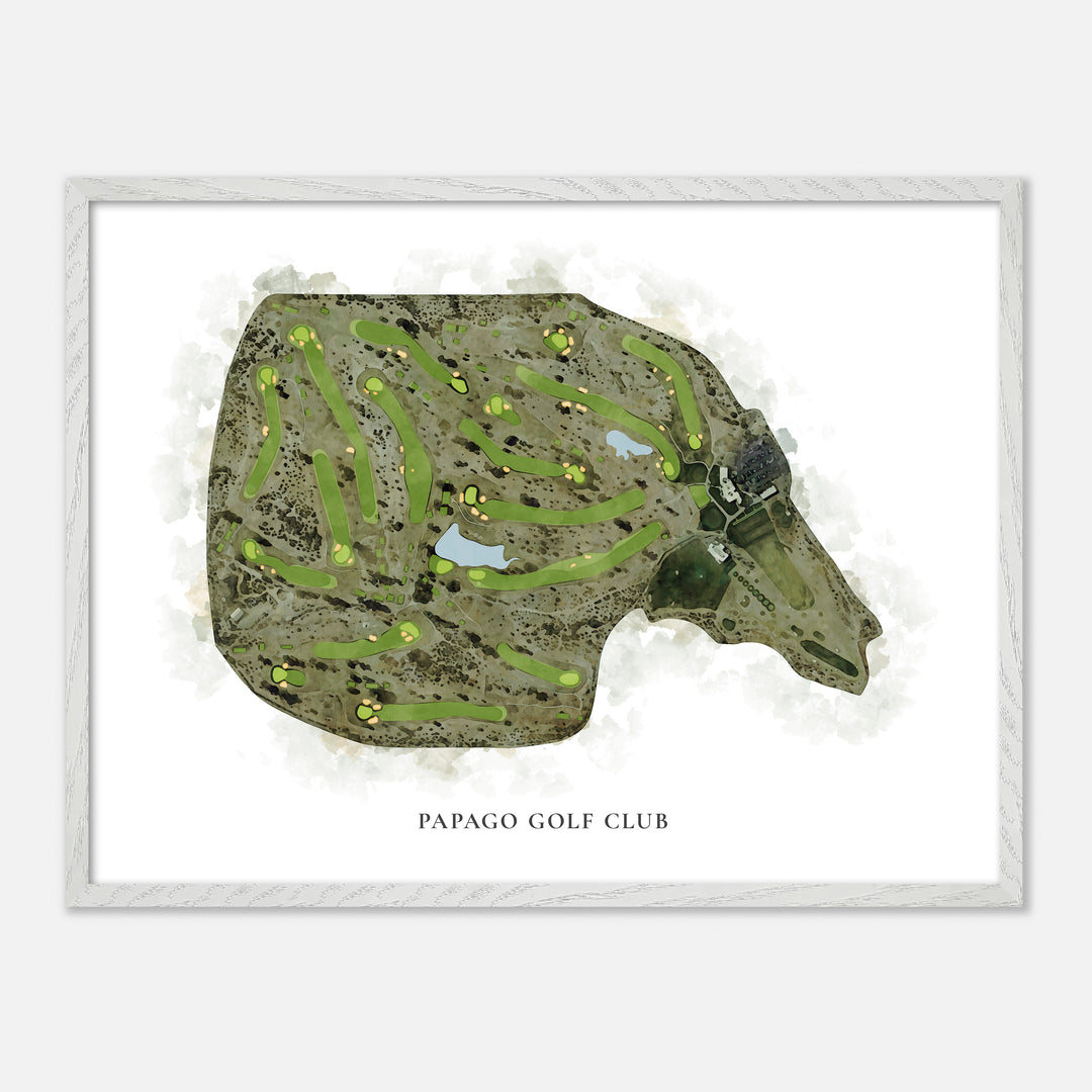 Print of Papago Golf Club Classic Map