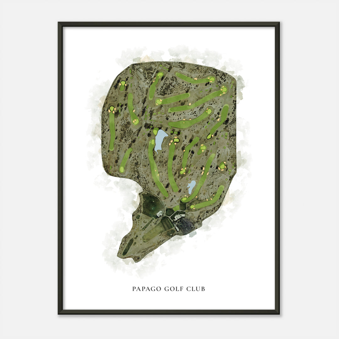 Print of Papago Golf Club Classic Map
