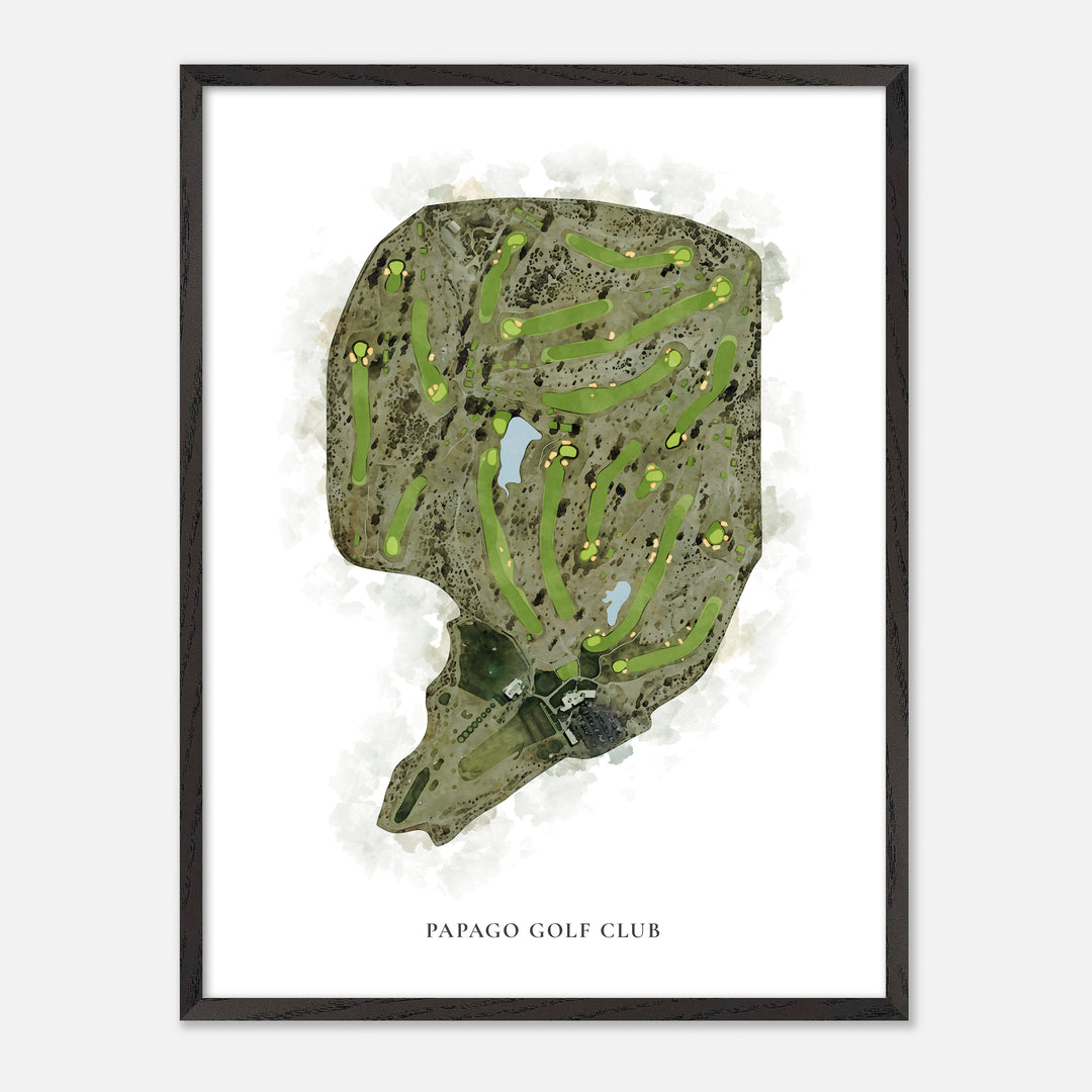 Print of Papago Golf Club Classic Map