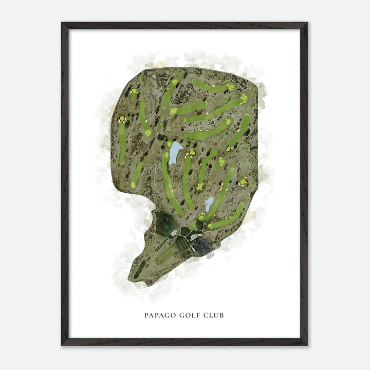 Print of Papago Golf Club Classic Map