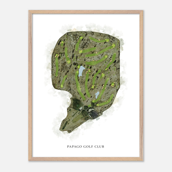 Print of Papago Golf Club Classic Map