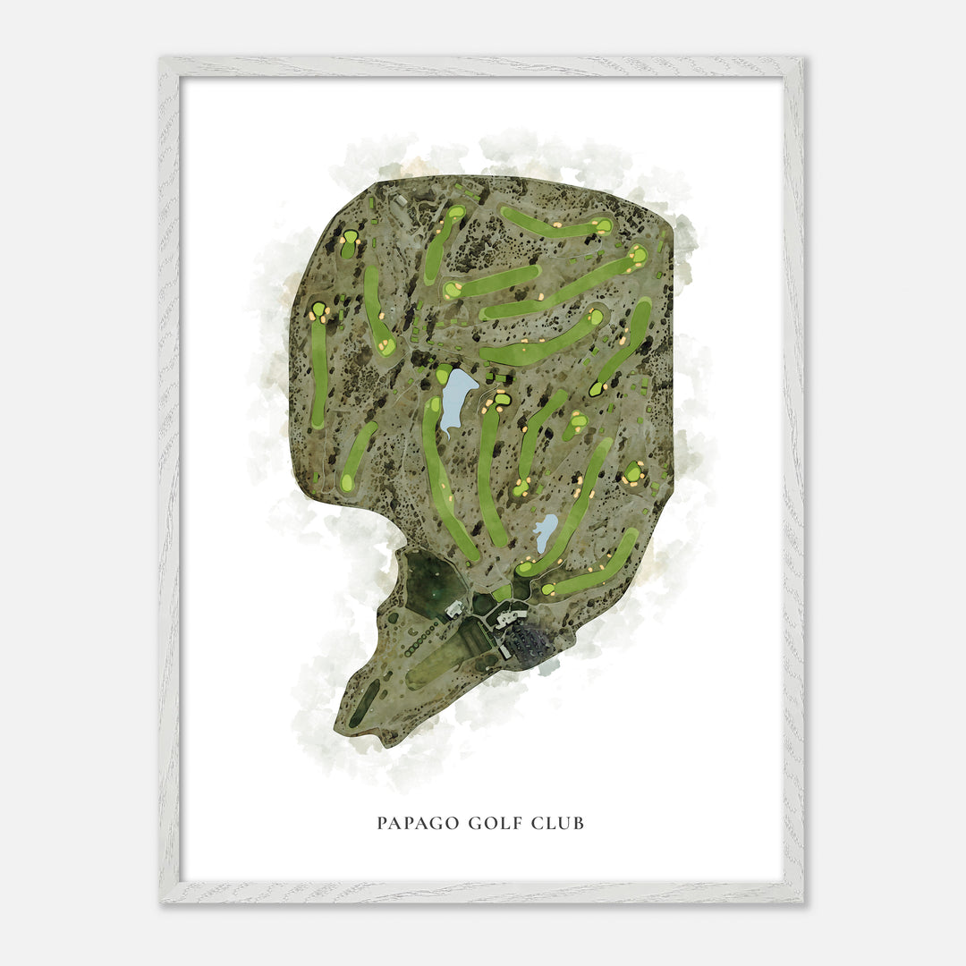 Print of Papago Golf Club Classic Map