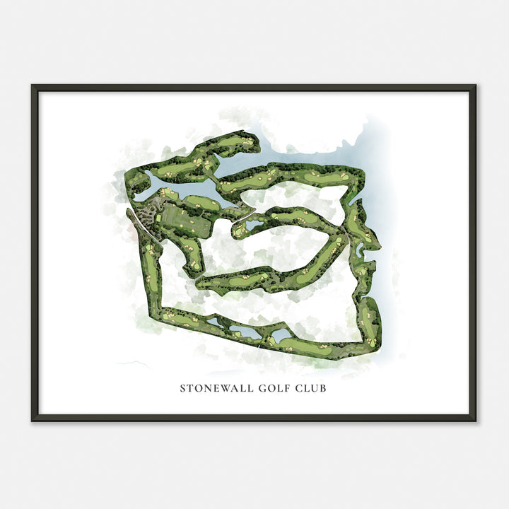 Print of Stonewall Golf Club Classic Map