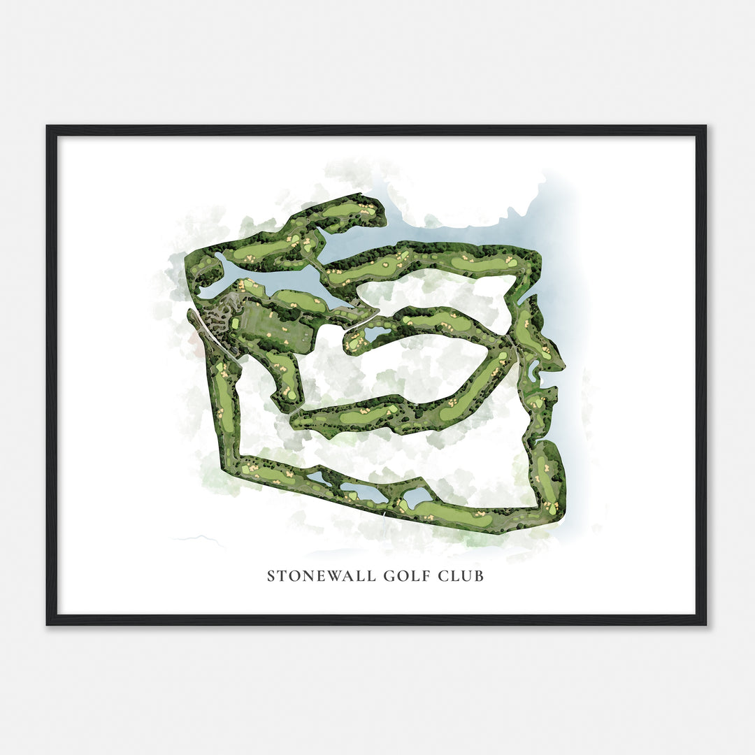 Print of Stonewall Golf Club Classic Map