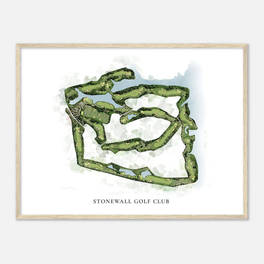 Print of Stonewall Golf Club Classic Map