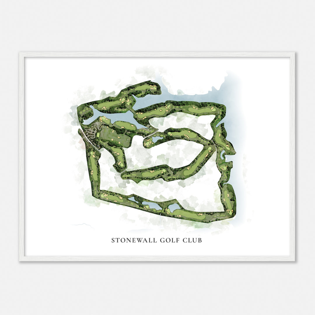 Print of Stonewall Golf Club Classic Map