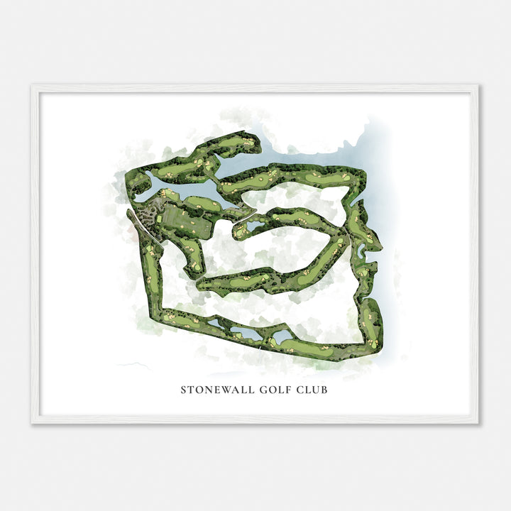 Print of Stonewall Golf Club Classic Map