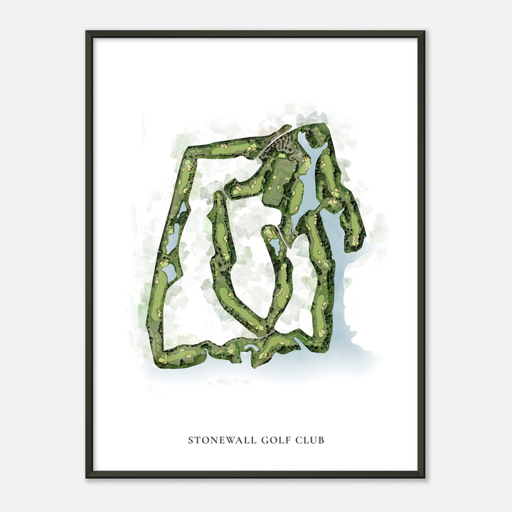 Print of Stonewall Golf Club Classic Map
