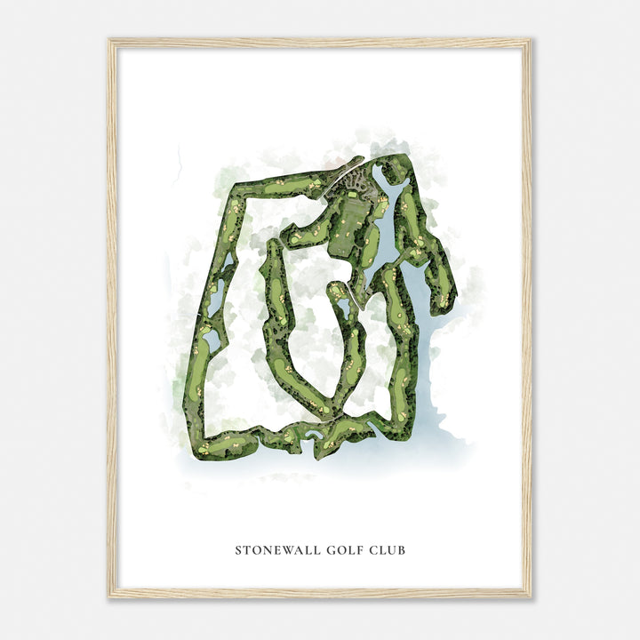 Print of Stonewall Golf Club Classic Map