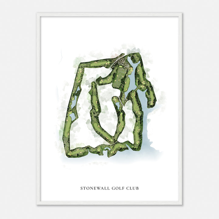 Print of Stonewall Golf Club Classic Map