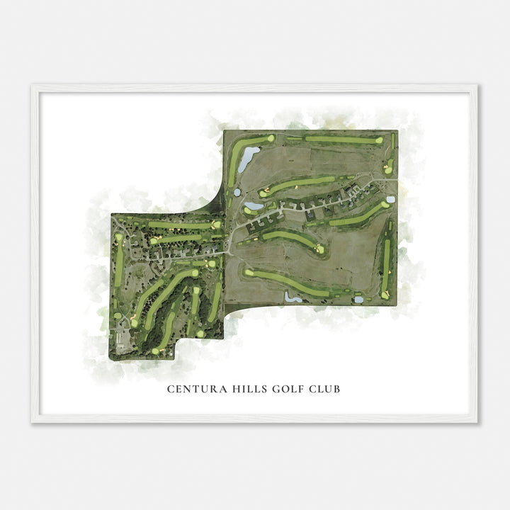 Print of Centura Hills Golf Club Classic Map