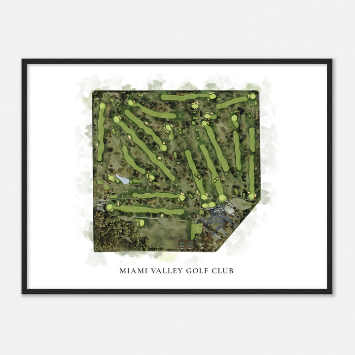 Print of Miami Valley Golf Club Classic Map