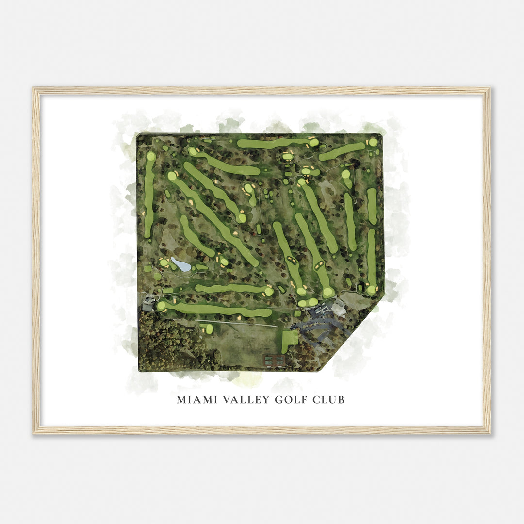 Print of Miami Valley Golf Club Classic Map