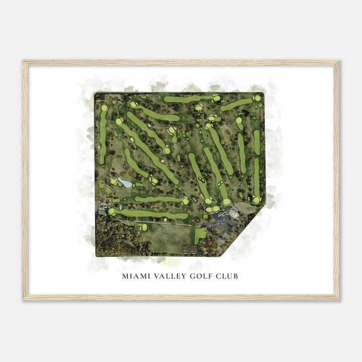 Print of Miami Valley Golf Club Classic Map