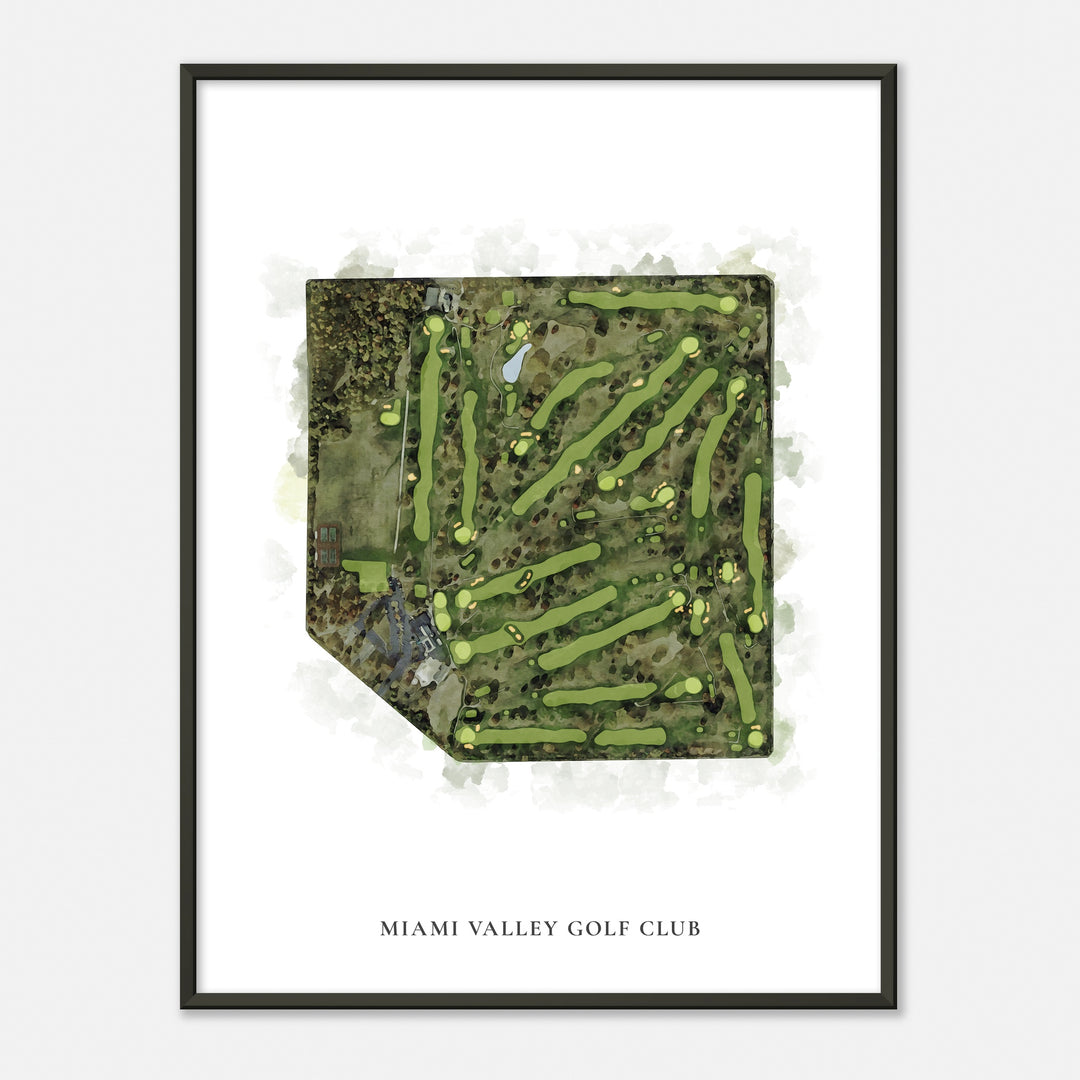 Print of Miami Valley Golf Club Classic Map