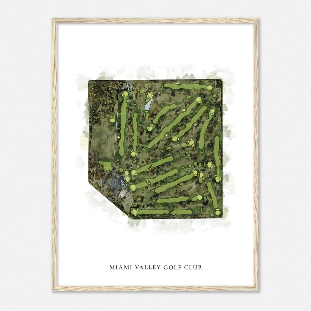 Print of Miami Valley Golf Club Classic Map